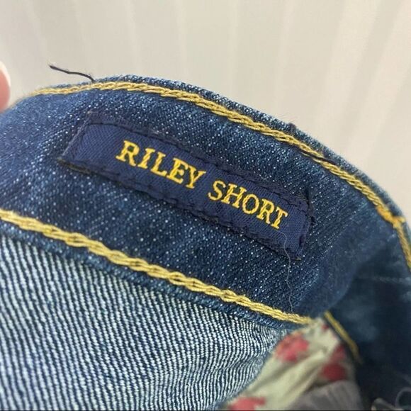 Lucky Brand Riley Short Raw Hem Denim Shorts Size 10 Girl's Summer Cotton Blend - Picture 6 of 10